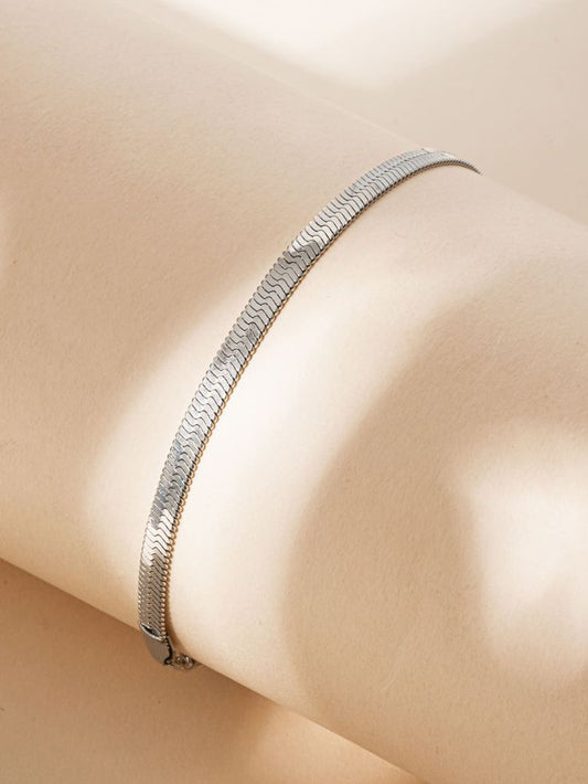 Snake Chain Bracelet (Silver)