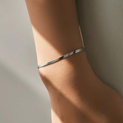 Snake Chain Bracelet (Silver)
