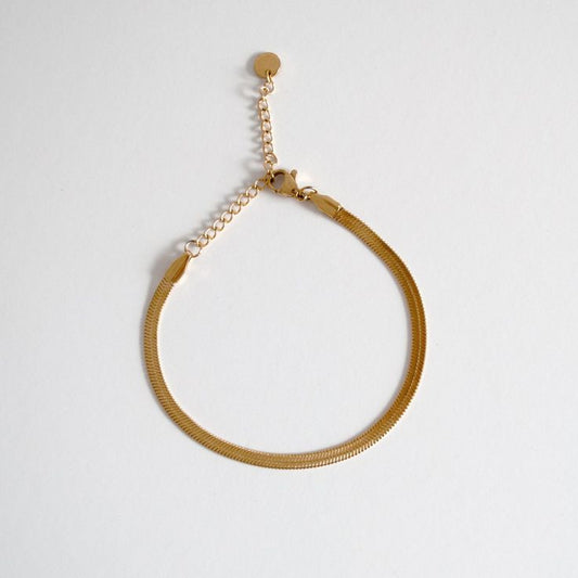 Snake Chain Bracelet (Gold)