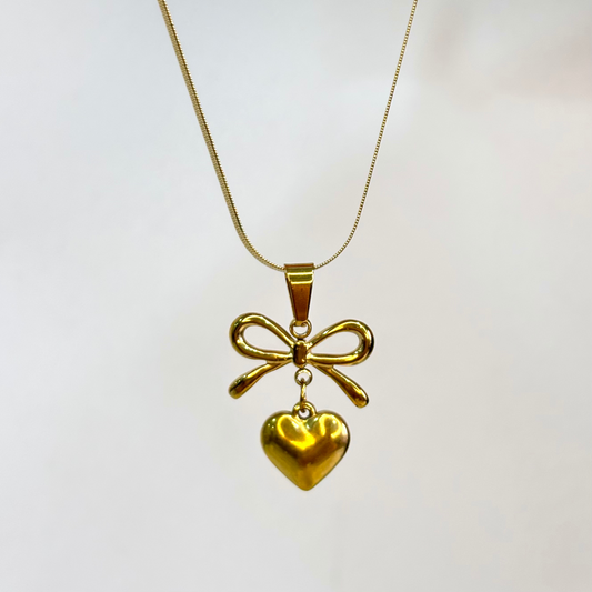Pretty Bow Necklace