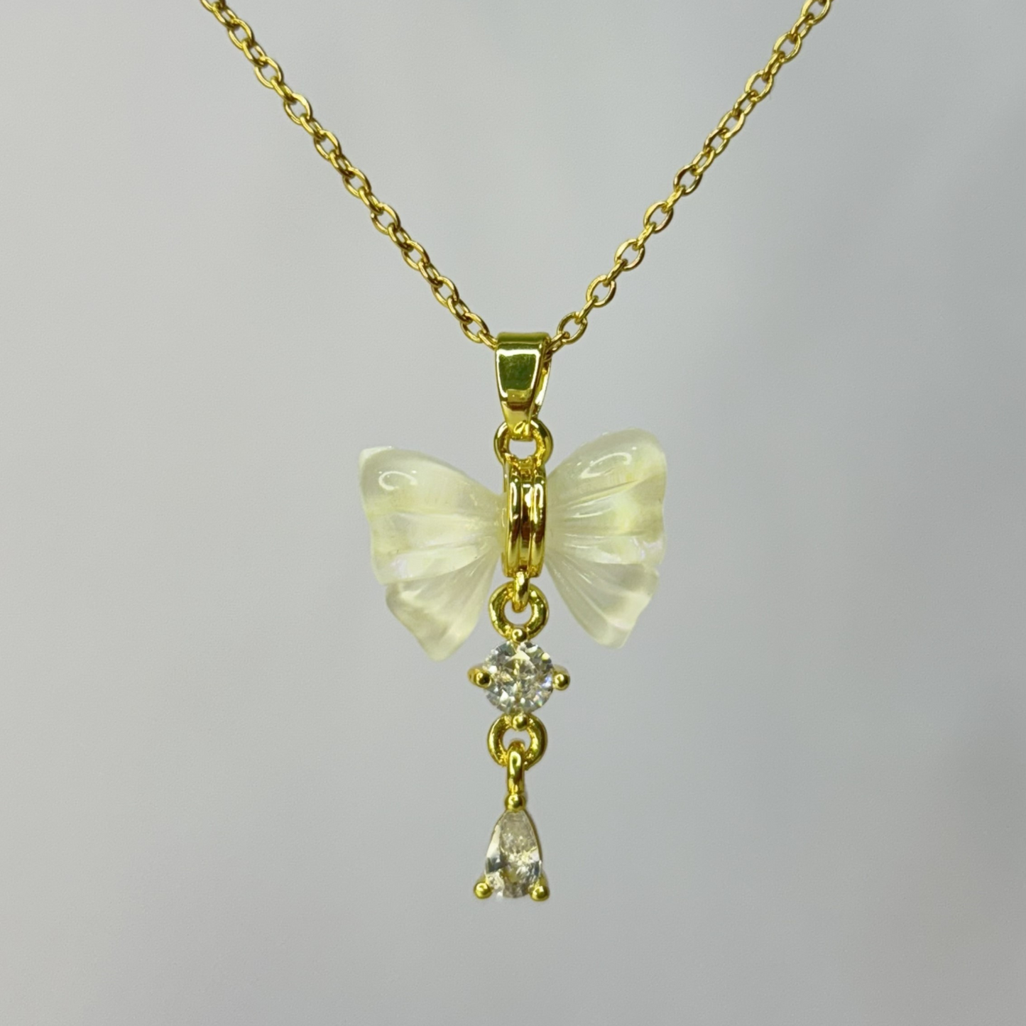 Stardust Bow Necklace