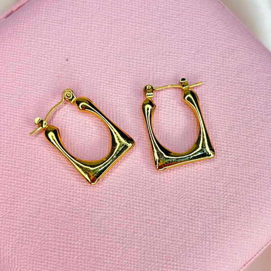 Geometrical Hoop Earrings