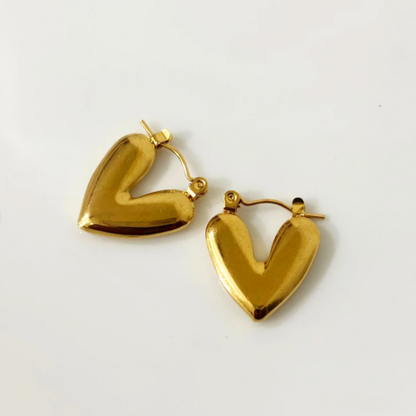Puffy Heart Earrings