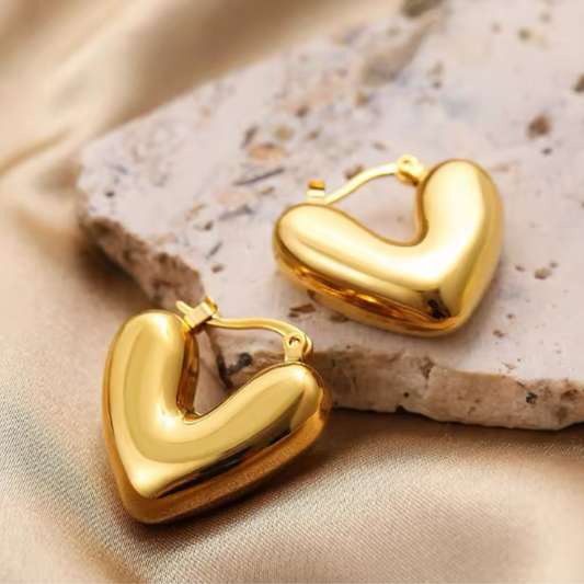 Puffy Heart Earrings